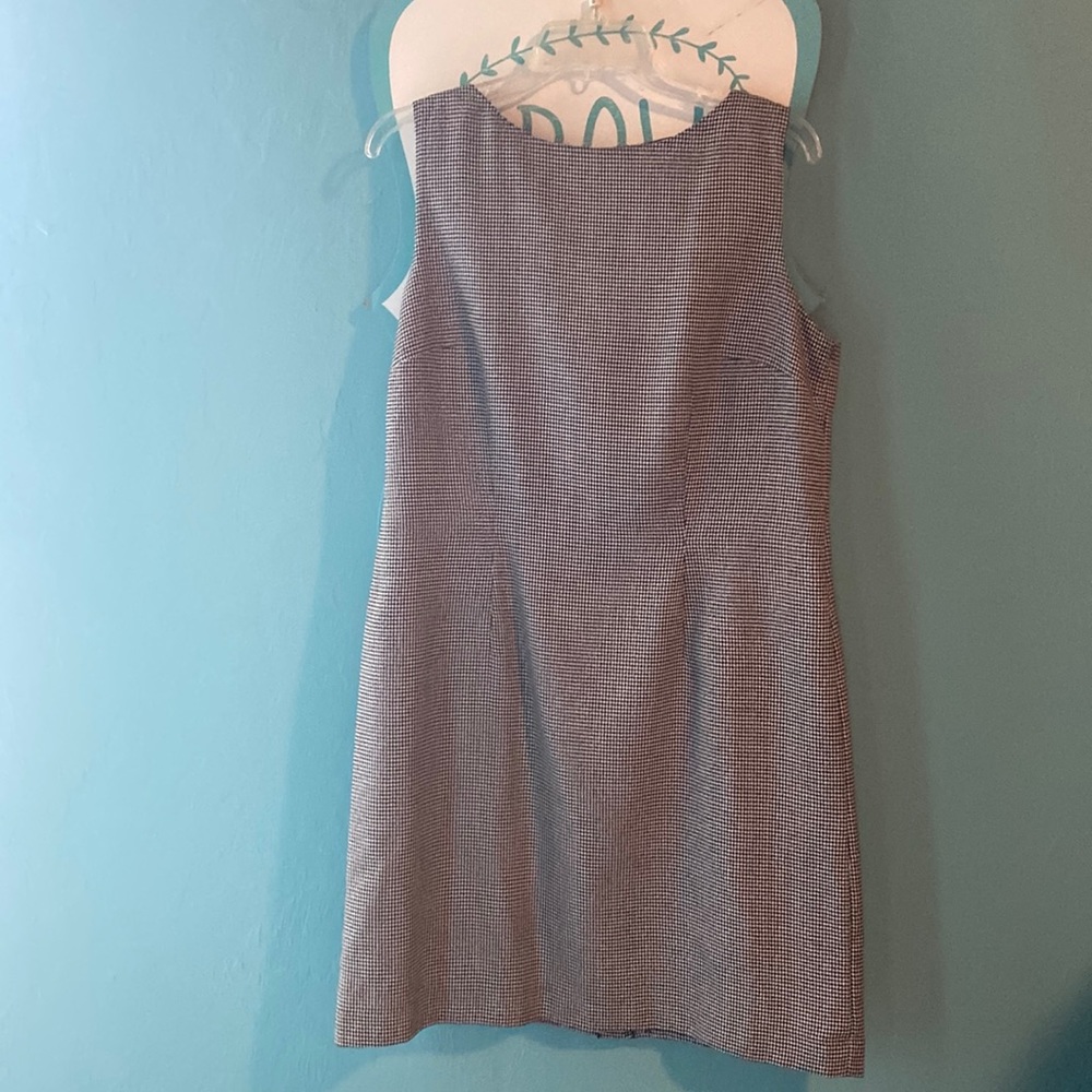 Checkered sleeveless dress